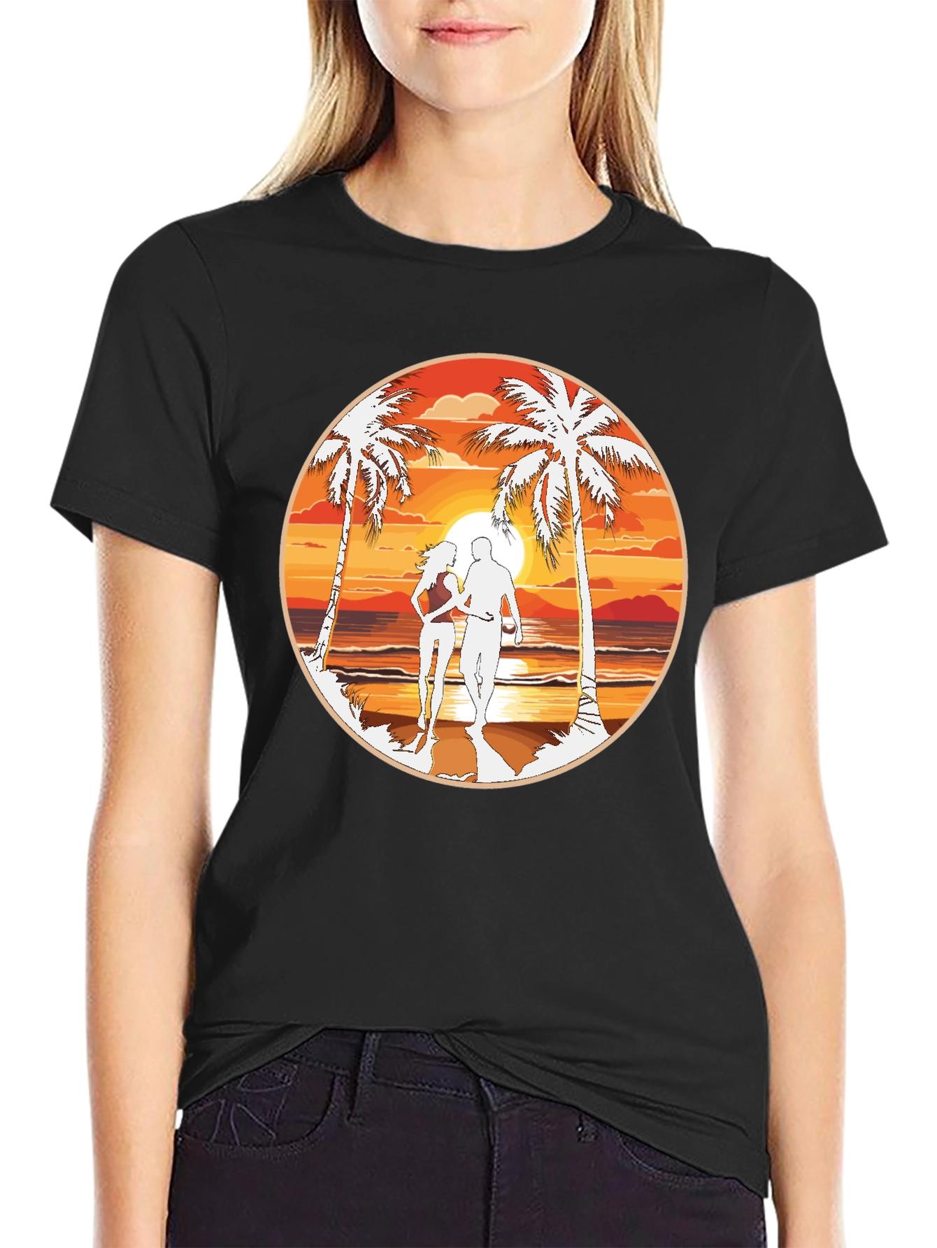 Beach Sunset Graphic Tee
