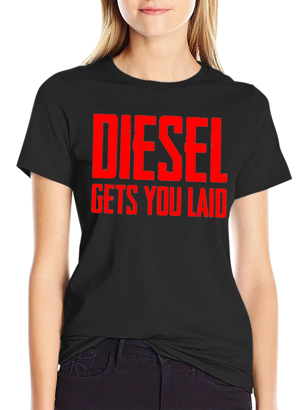 Diesel Gets You Laid T-Shirt - Bold Statement Tee