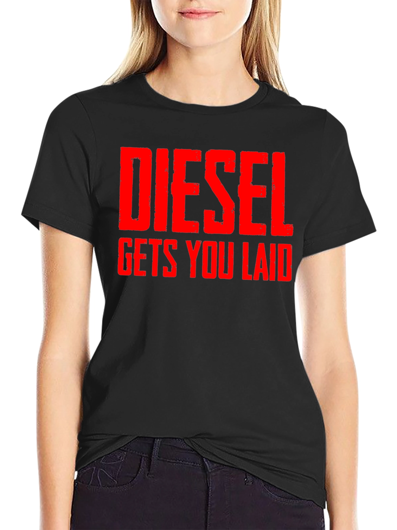 Diesel Gets You Laid T-Shirt - Bold Statement Tee