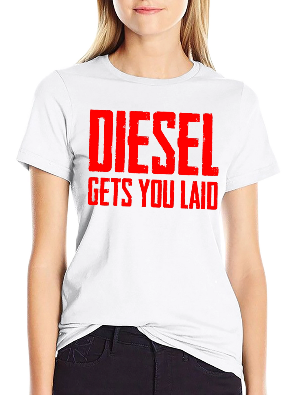 Diesel Gets You Laid T-Shirt - Bold Statement Tee
