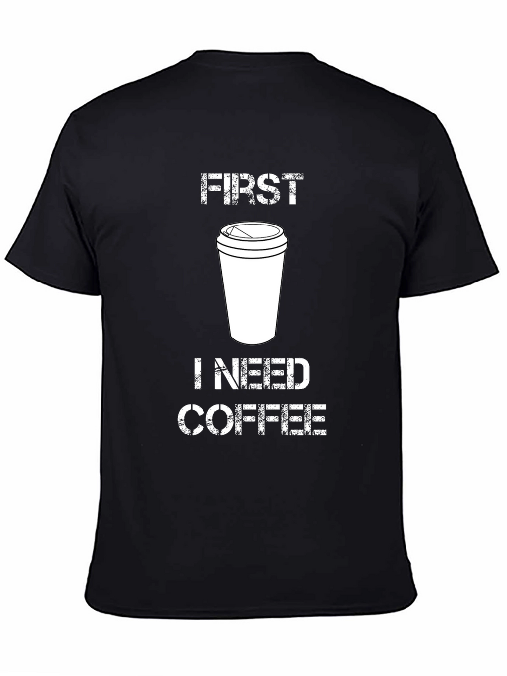 First I Need Coffee Graphic Tee