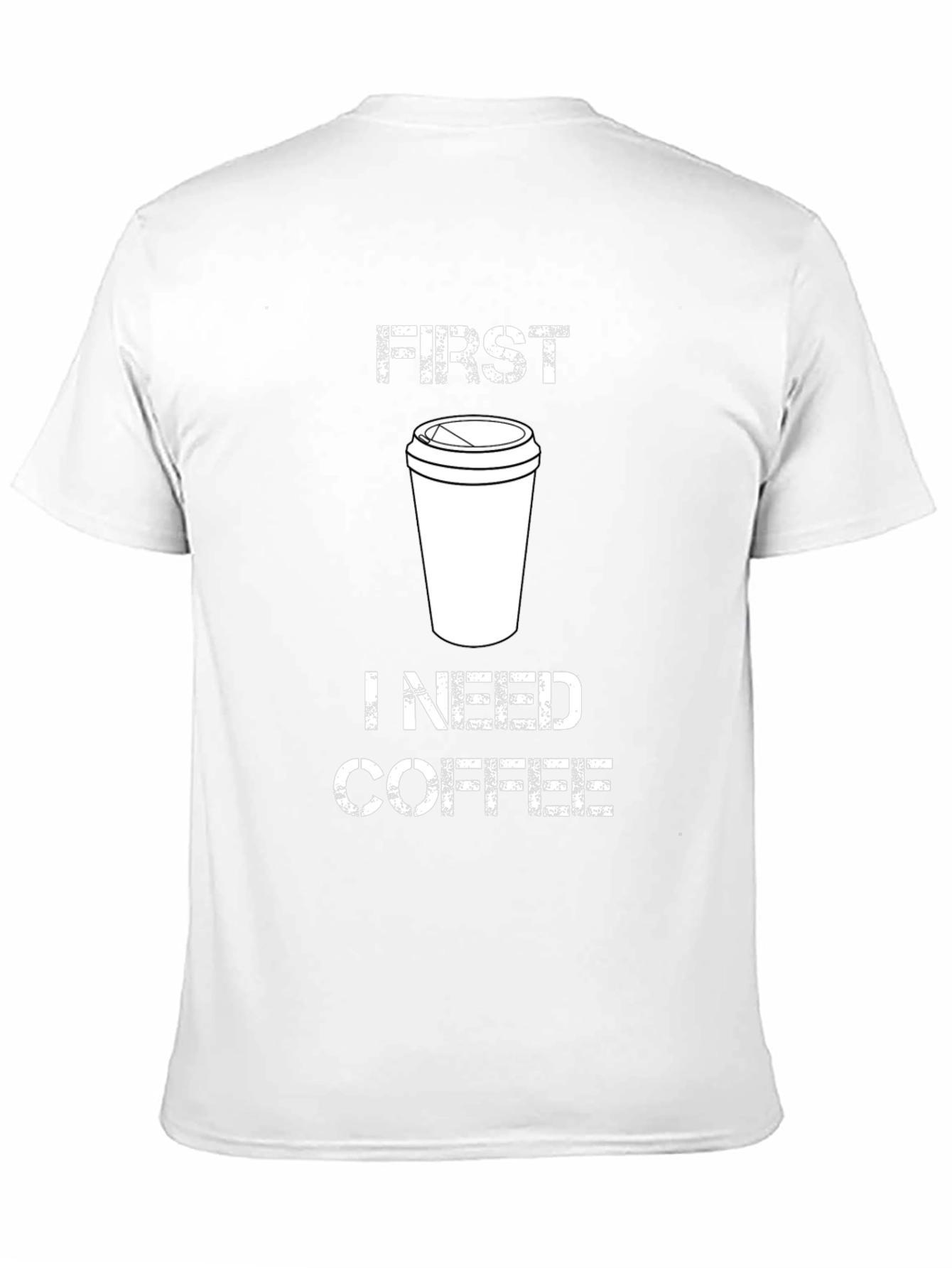 First I Need Coffee Graphic Tee