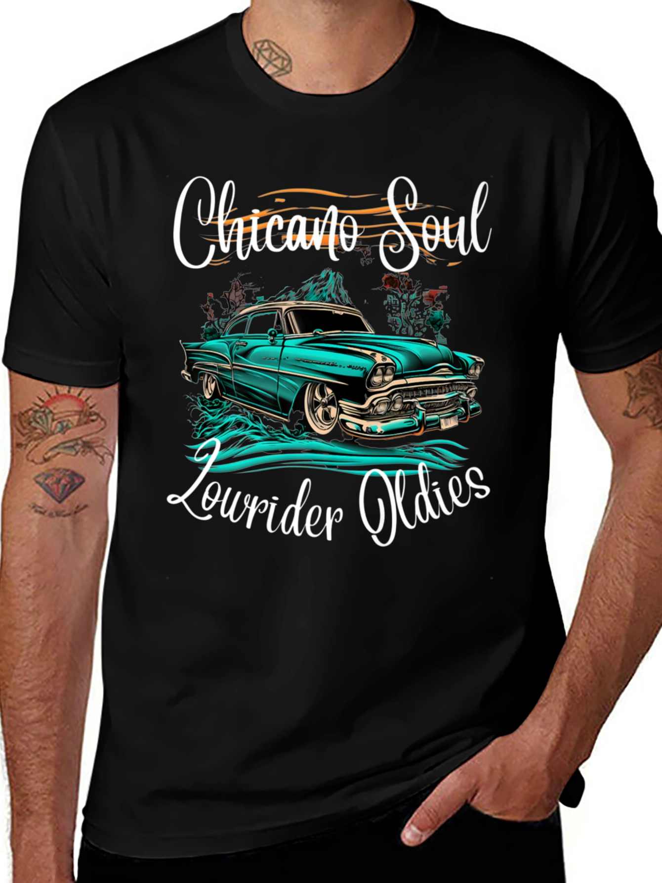 Chicano Soul Lowrider Oldies Graphic Tee