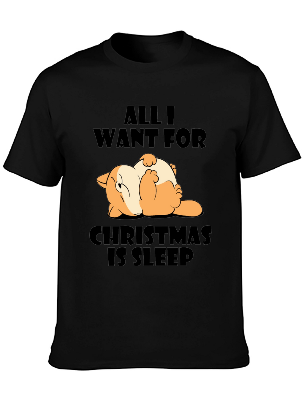 Funny Christmas Sleep T-Shirt