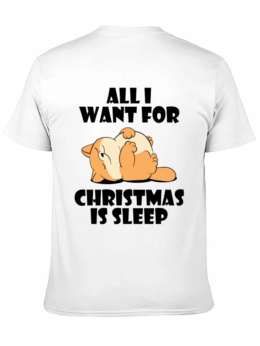Funny Christmas Sleep T-Shirt