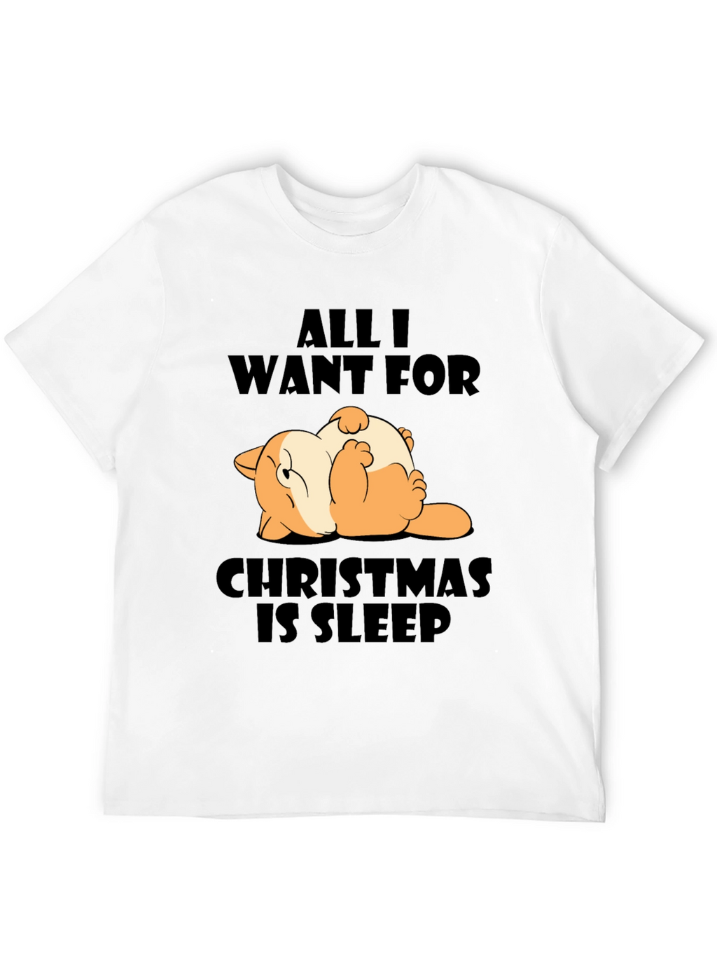 Funny Christmas Sleep T-Shirt