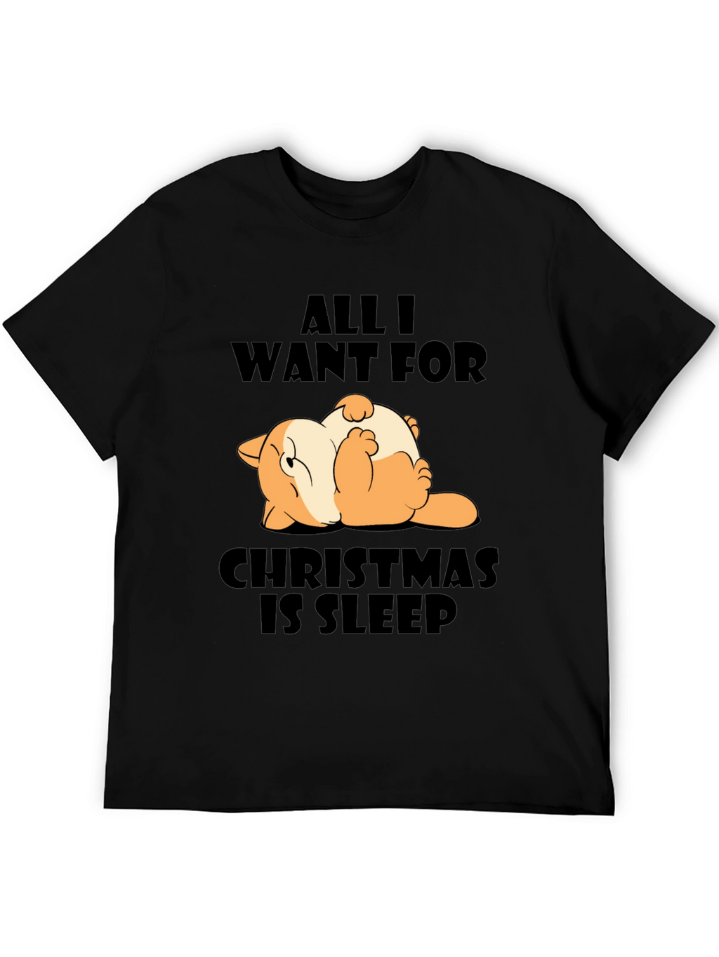 Funny Christmas Sleep T-Shirt