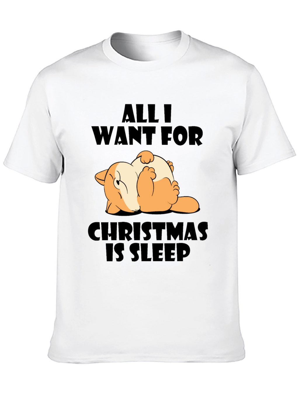Funny Christmas Sleep T-Shirt