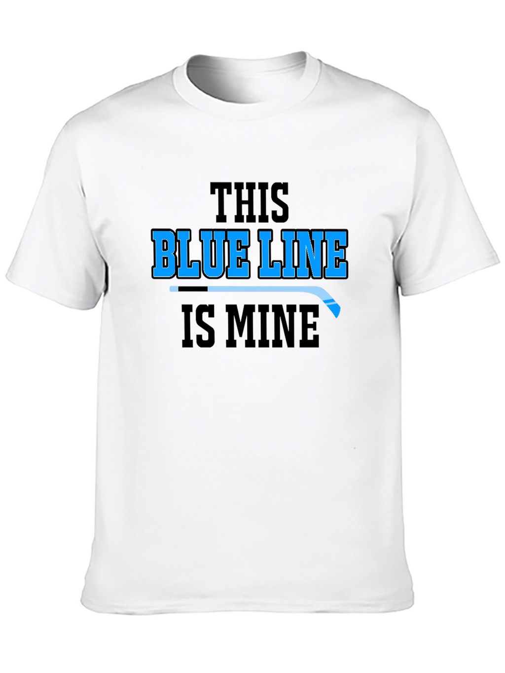 Blue Line Hockey Graphic T-Shirt