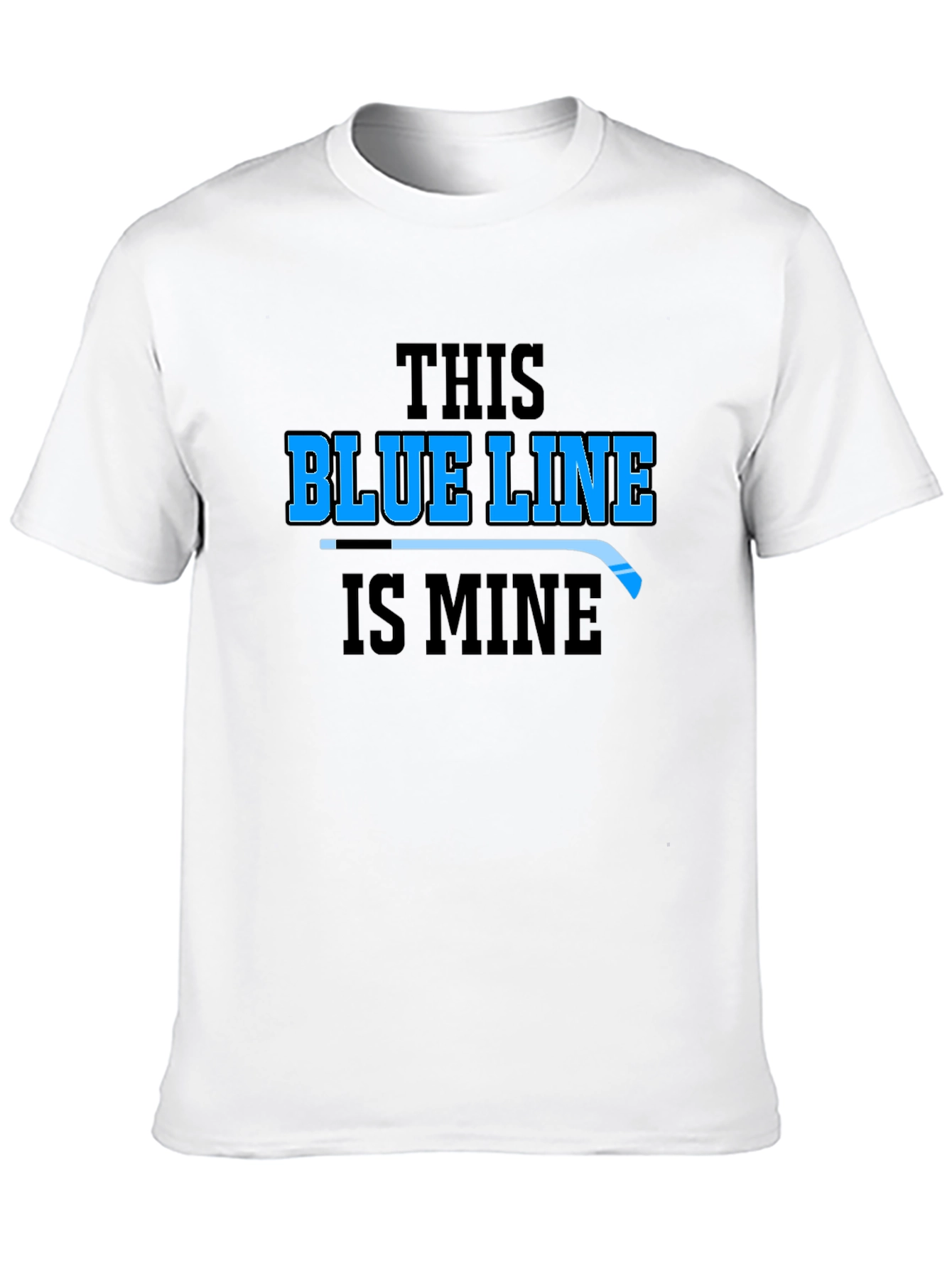 Blue Line Hockey Graphic T-Shirt