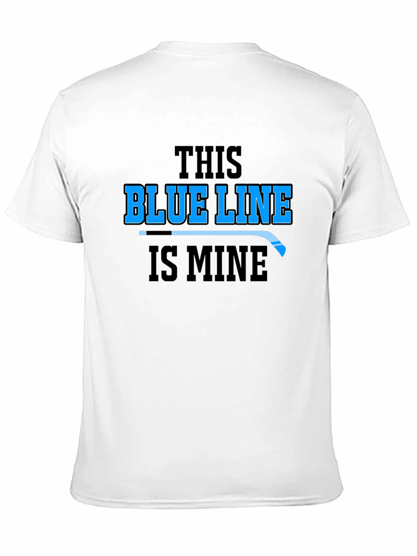 Blue Line Hockey Graphic T-Shirt