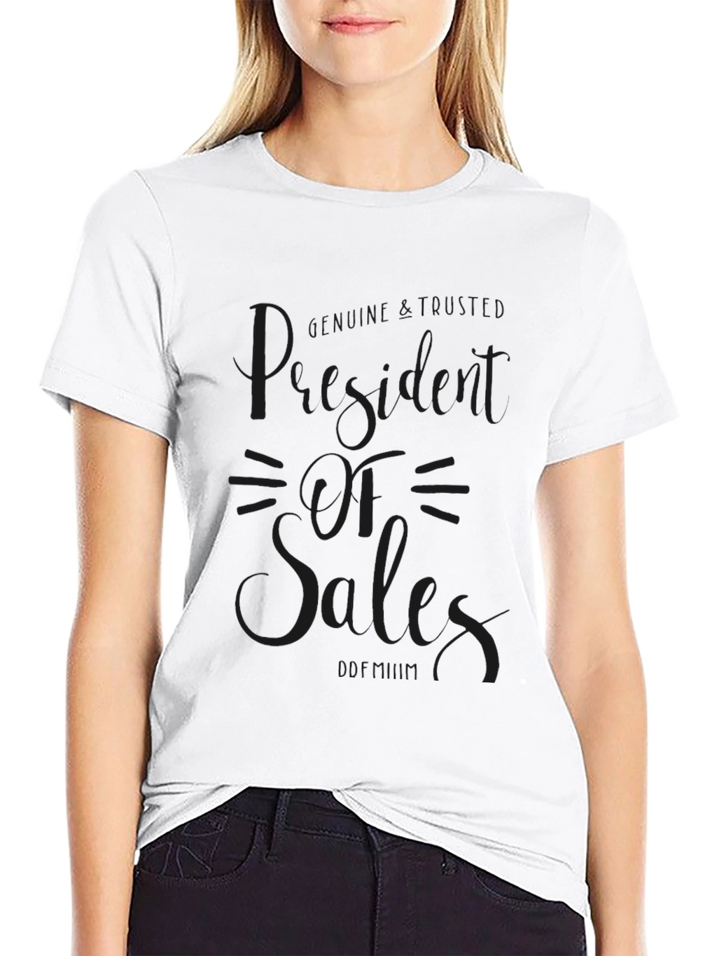 President of Sales Black T-Shirt