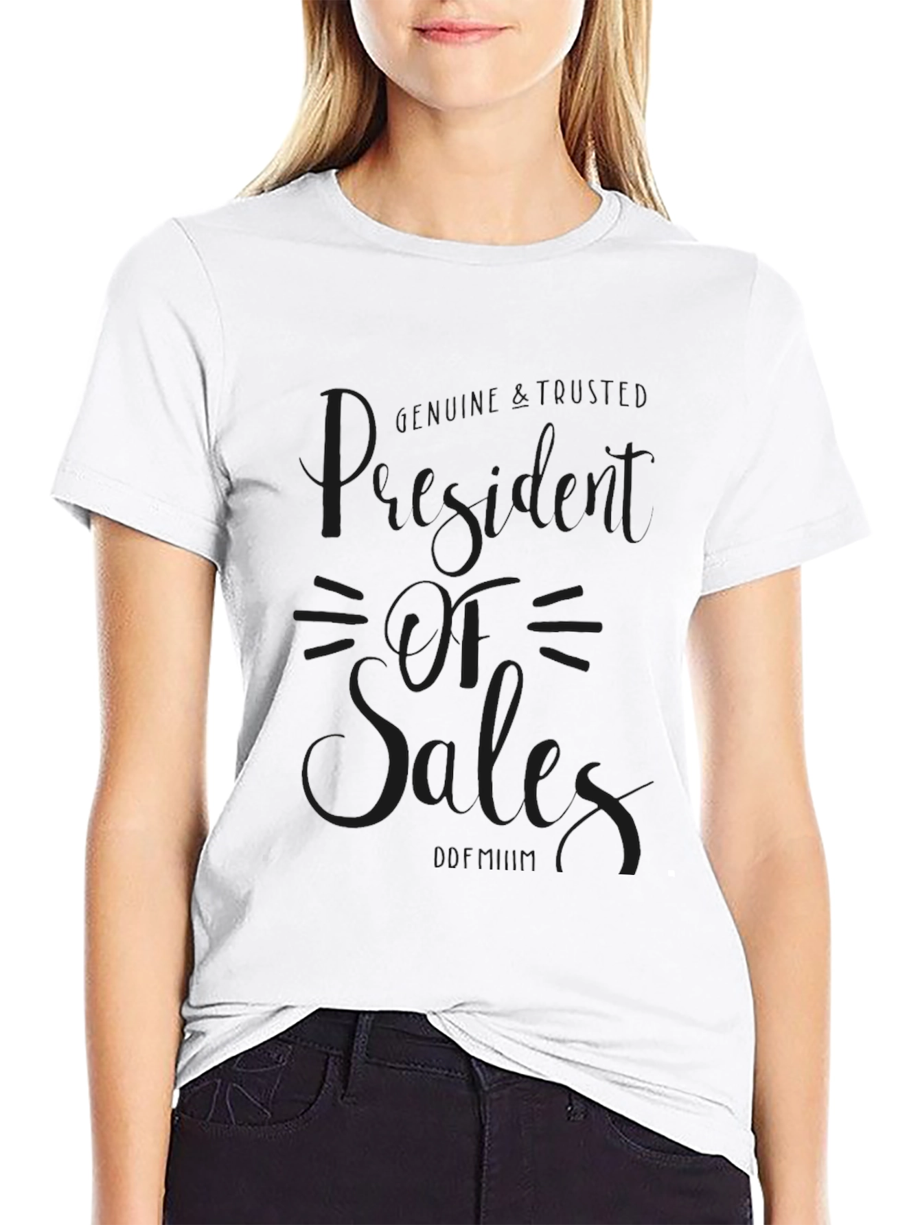 President of Sales Black T-Shirt