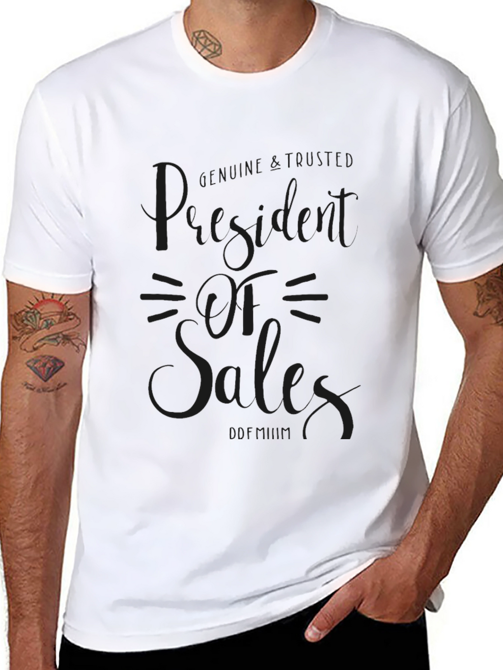 President of Sales Black T-Shirt