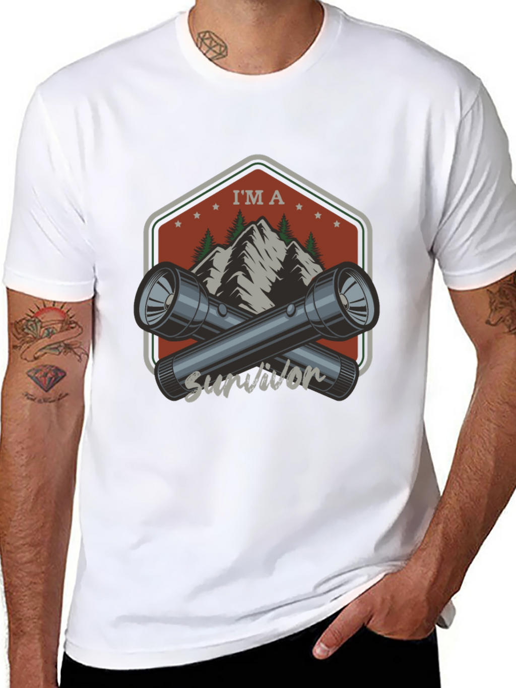 Im A Survivor Graphic T-Shirt - Adventure Ready