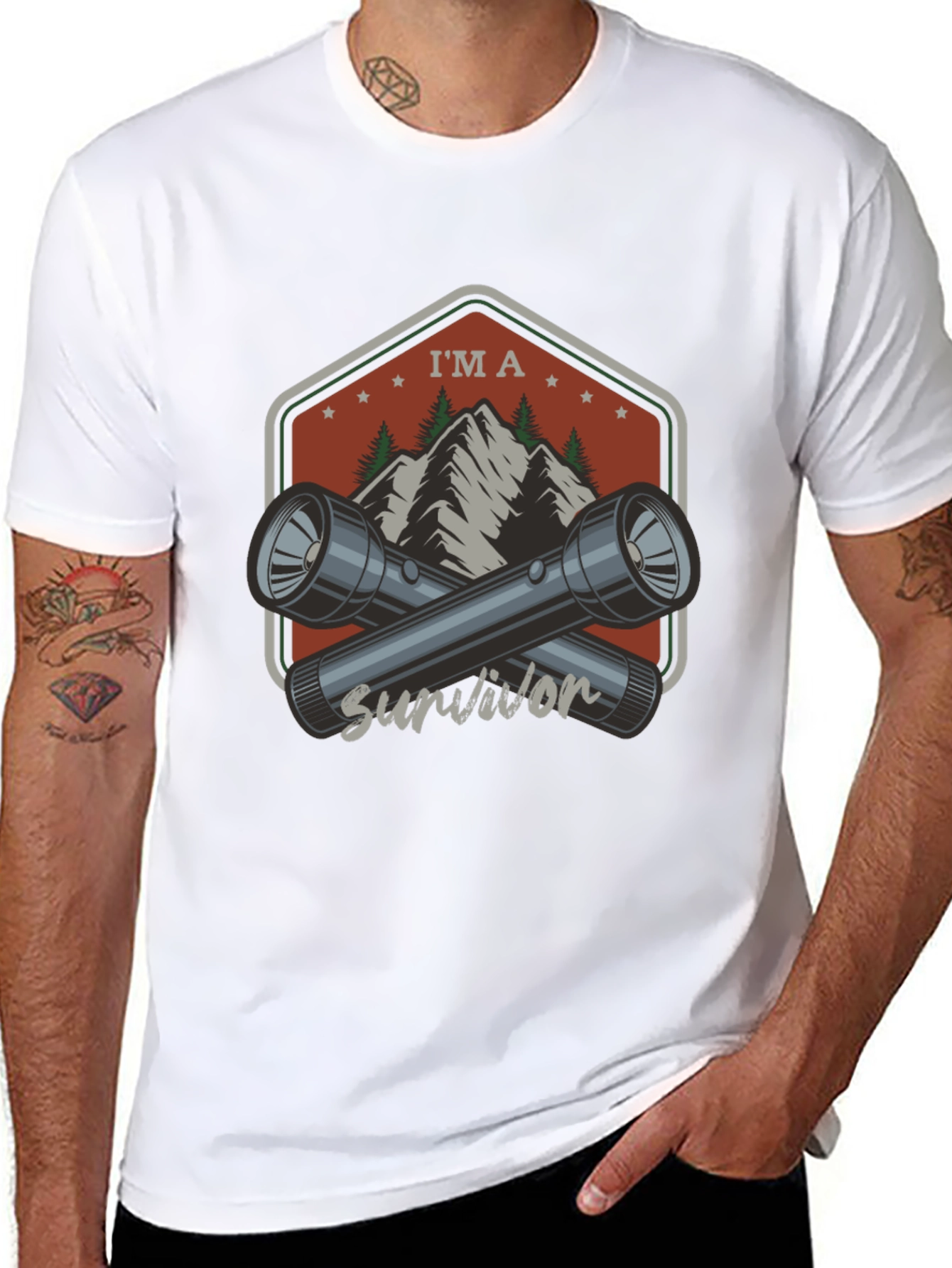Im A Survivor Graphic T-Shirt - Adventure Ready