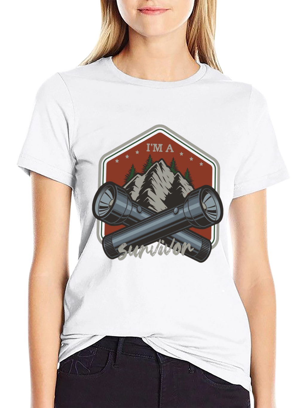 Im A Survivor Graphic T-Shirt - Adventure Ready
