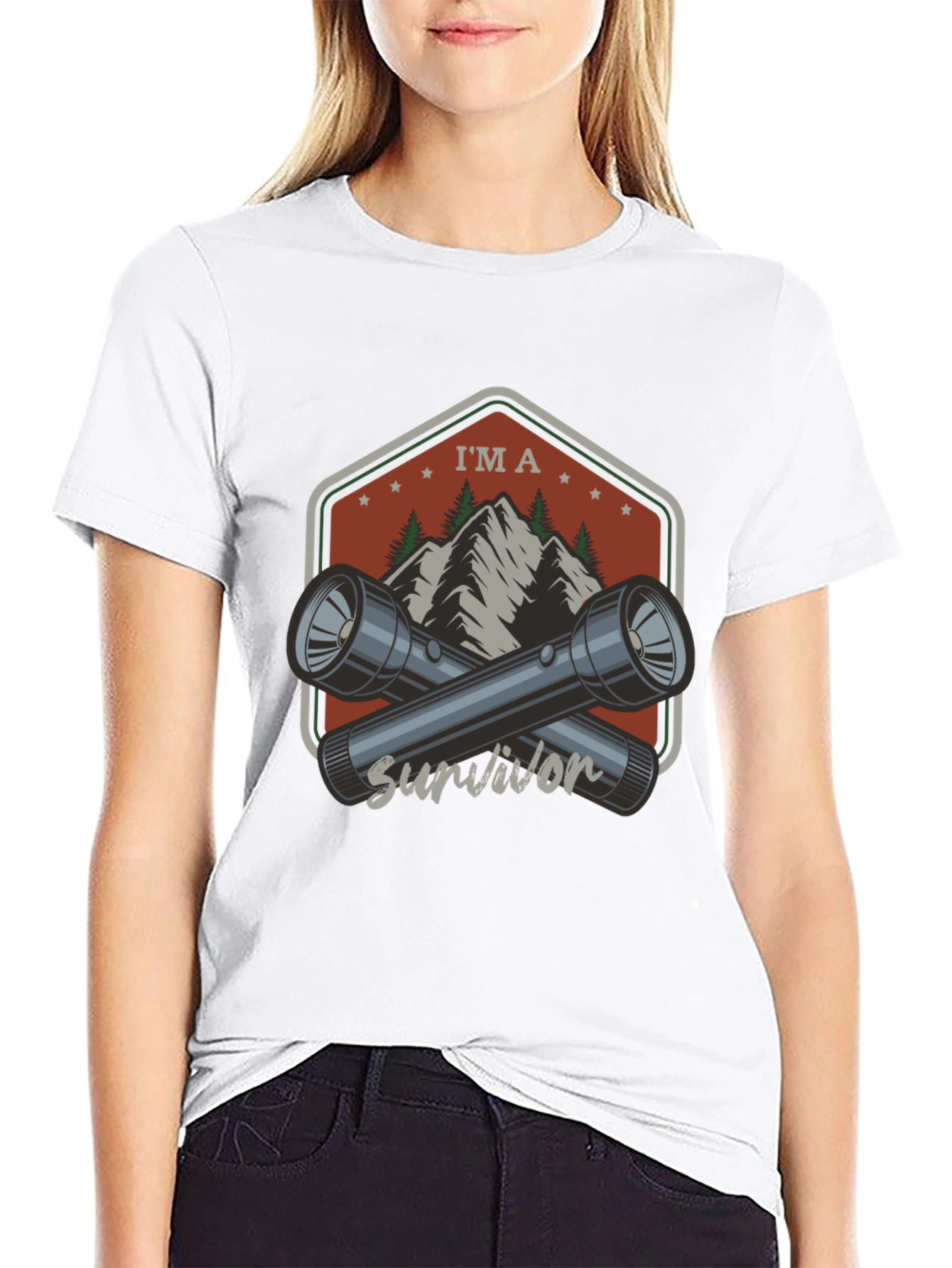 Im A Survivor Graphic T-Shirt - Adventure Ready