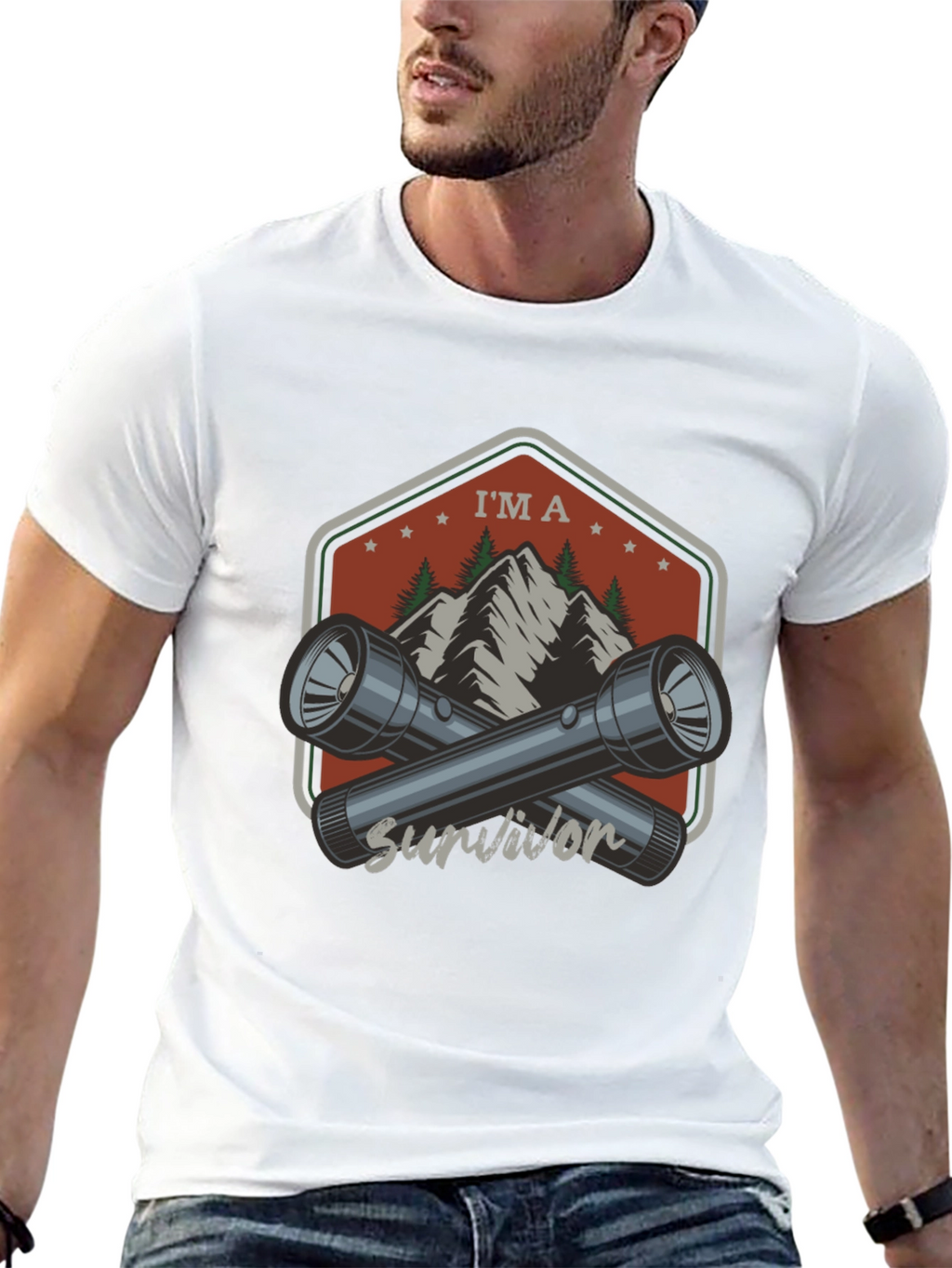 Im A Survivor Graphic T-Shirt - Adventure Ready