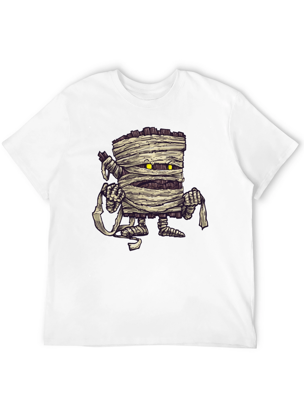Mummy Graphic Print Black T-Shirt