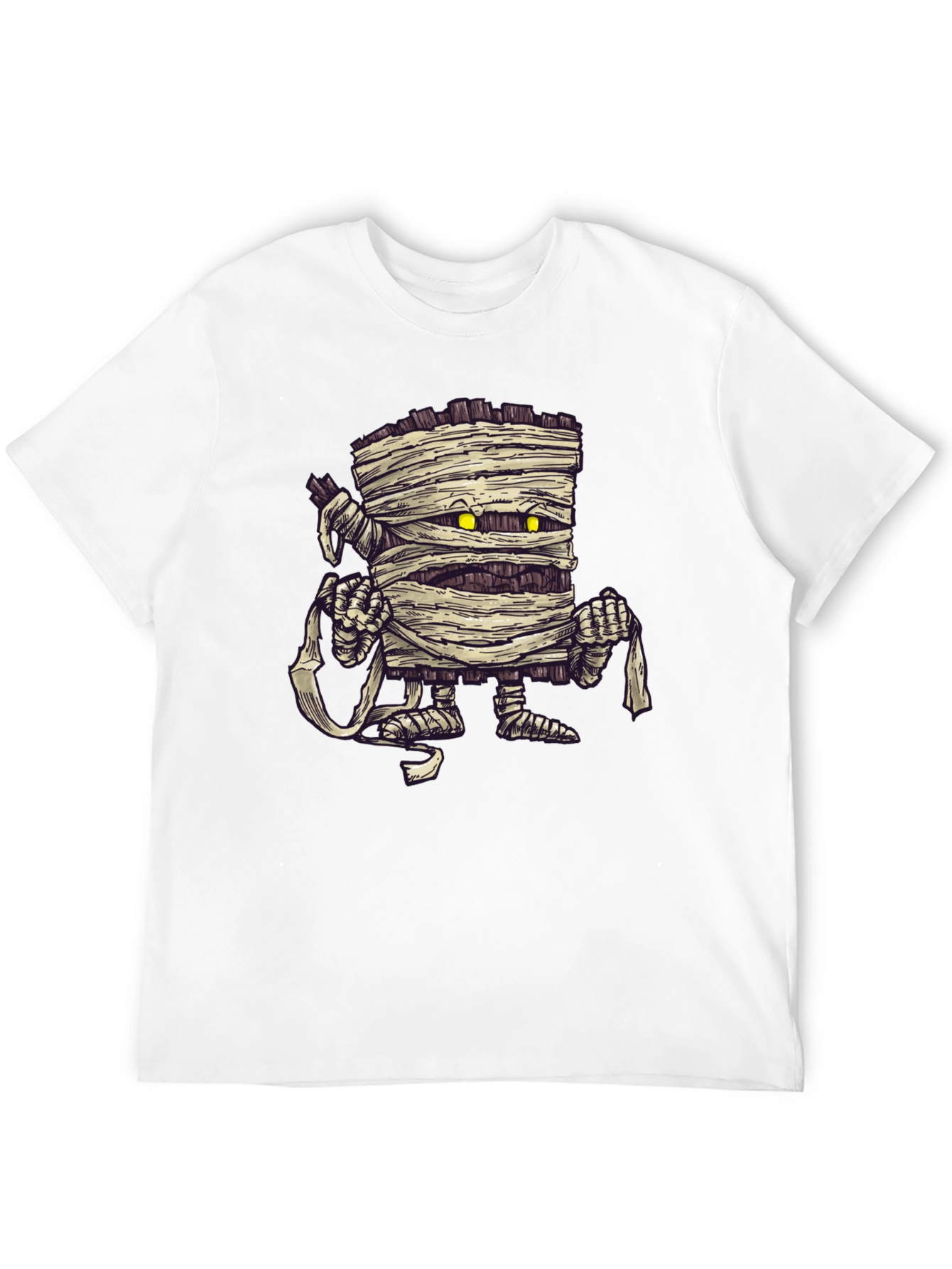 Mummy Graphic Print Black T-Shirt