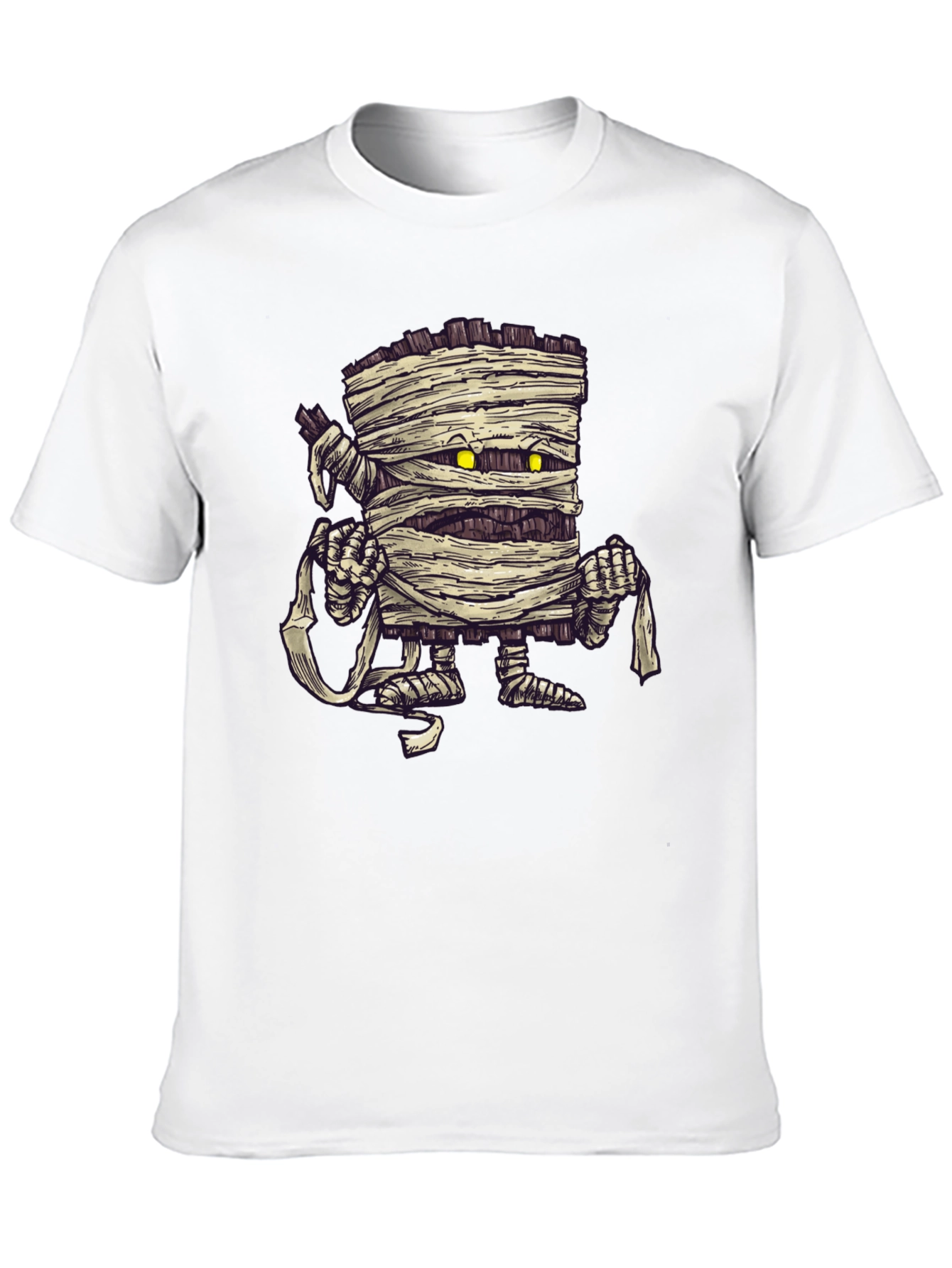 Mummy Graphic Print Black T-Shirt