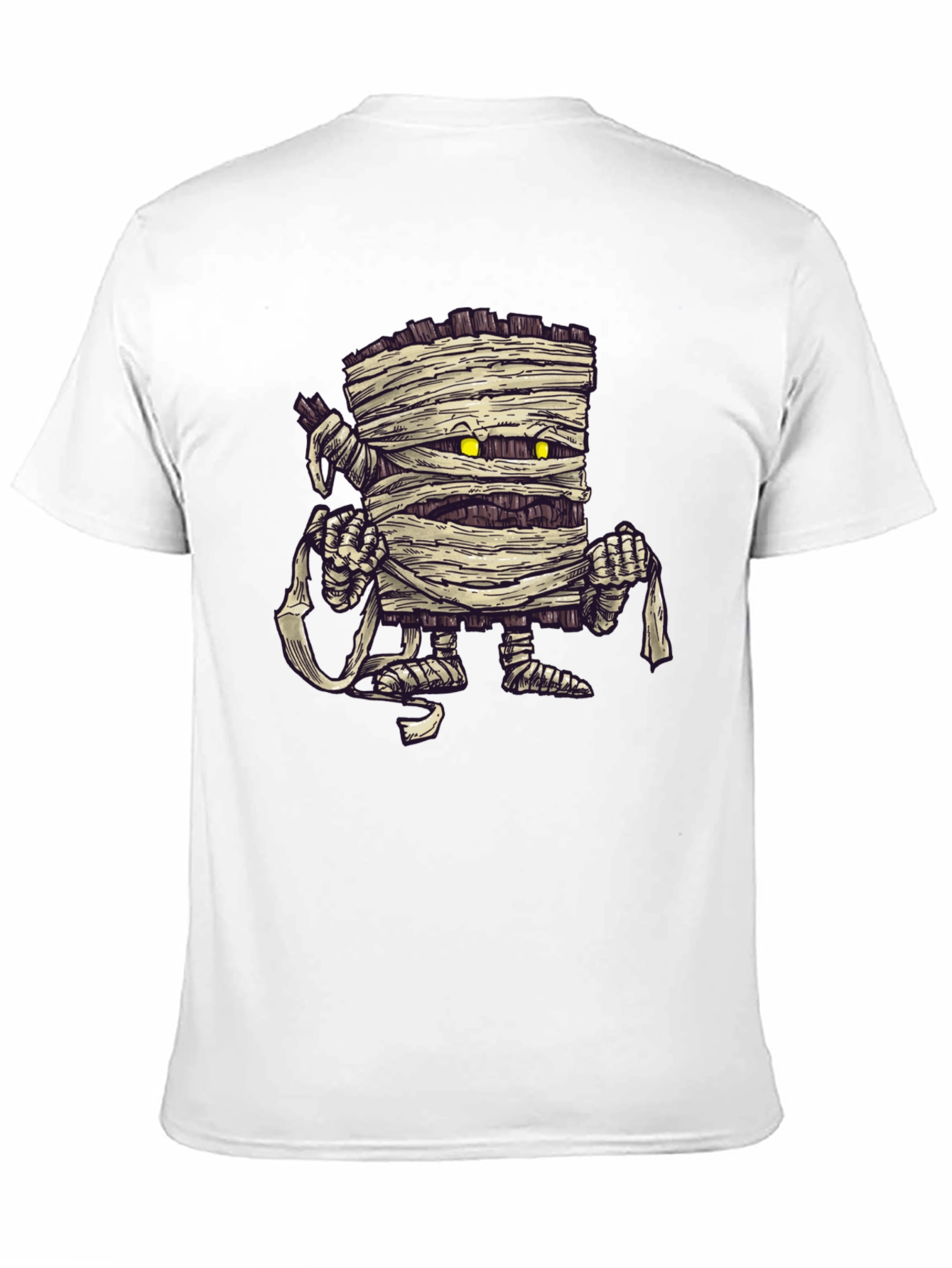 Mummy Graphic Print Black T-Shirt