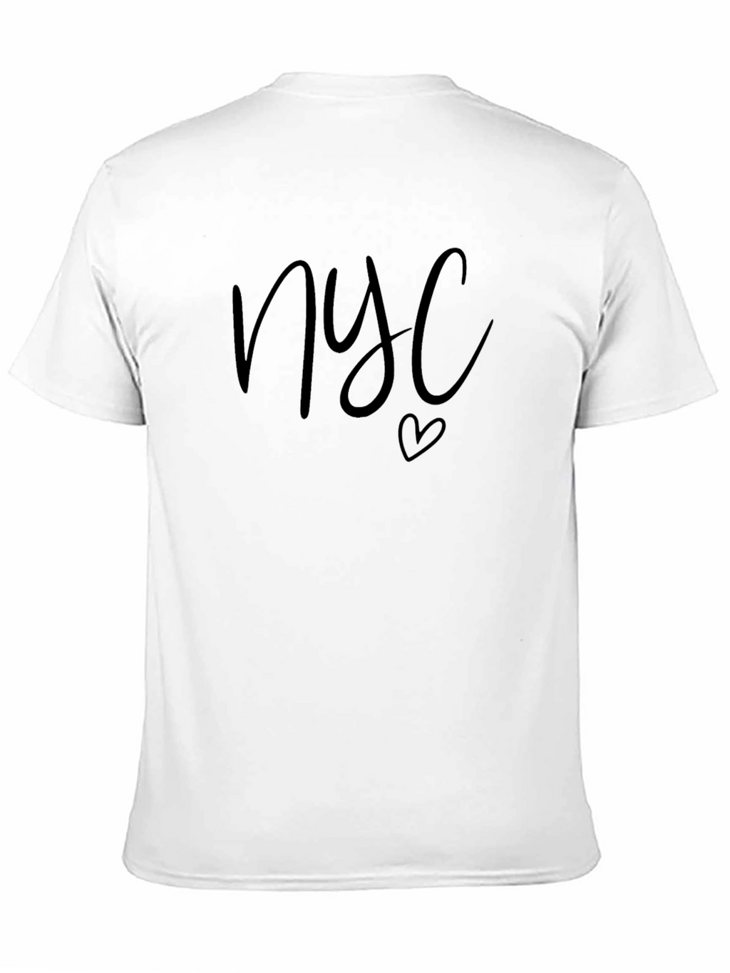 NYC Heart Graphic T-Shirt - Black