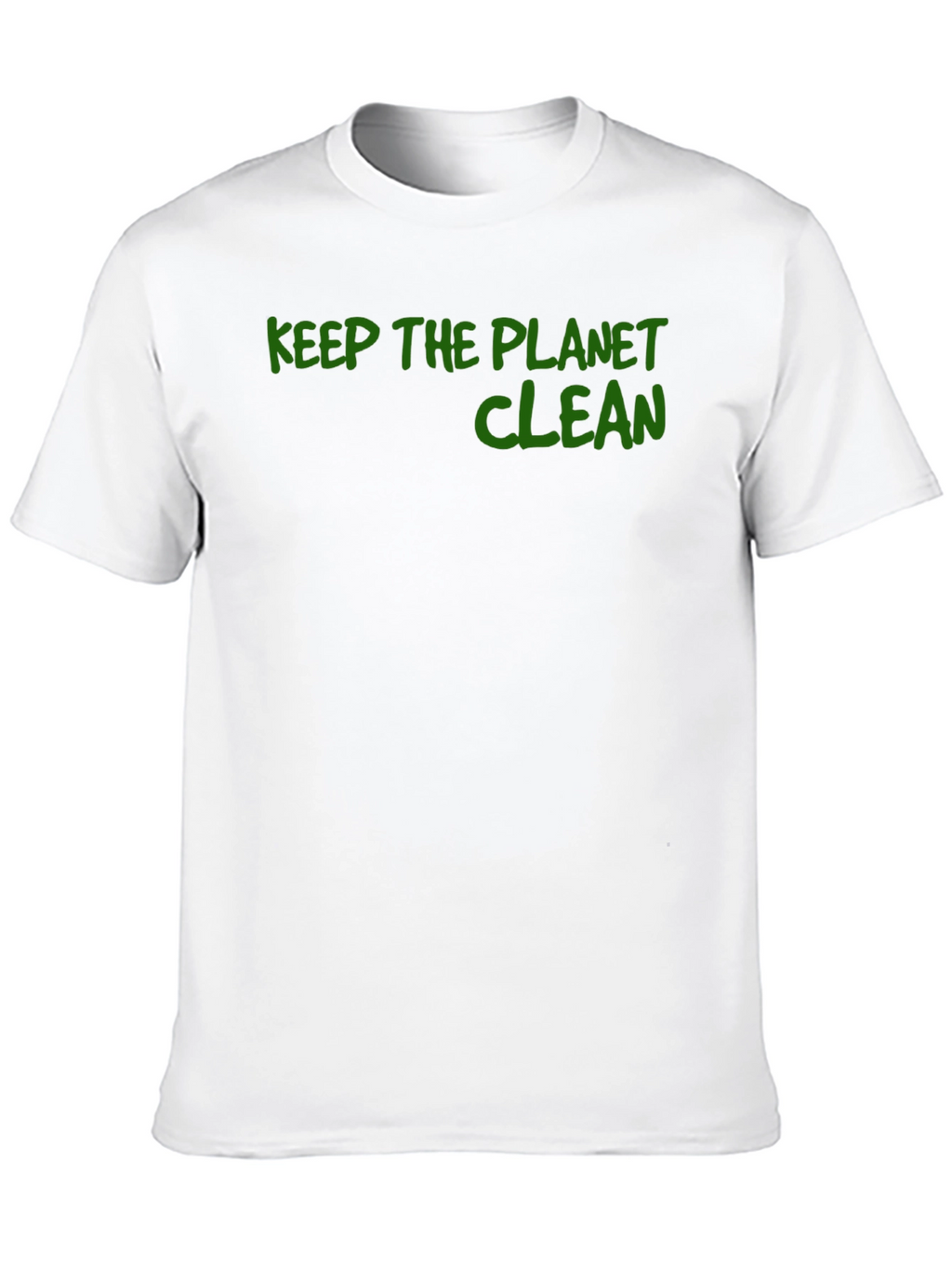 Keep the Planet Clean Graphic Tee - Black