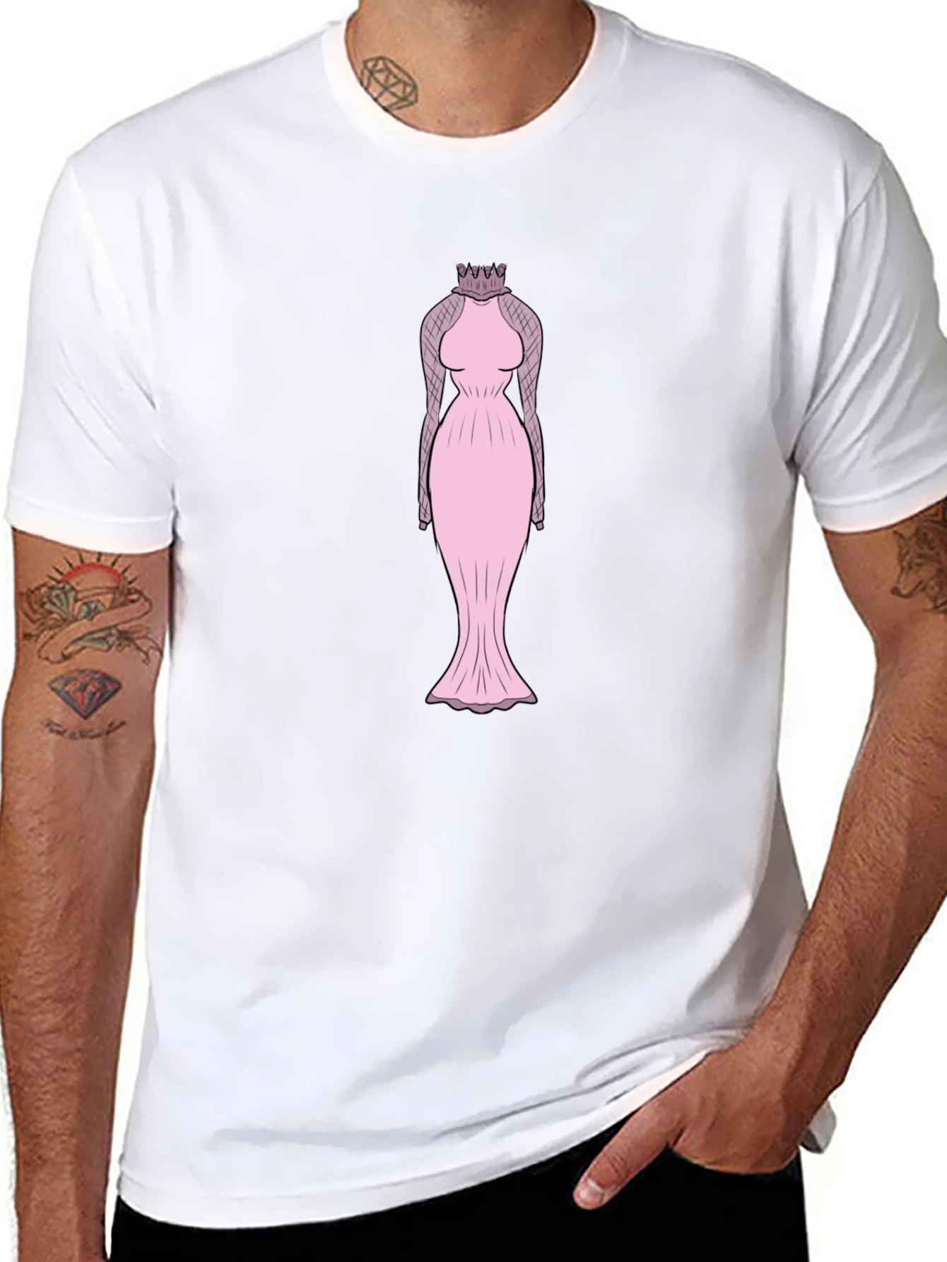 Elegant Dress T-Shirt