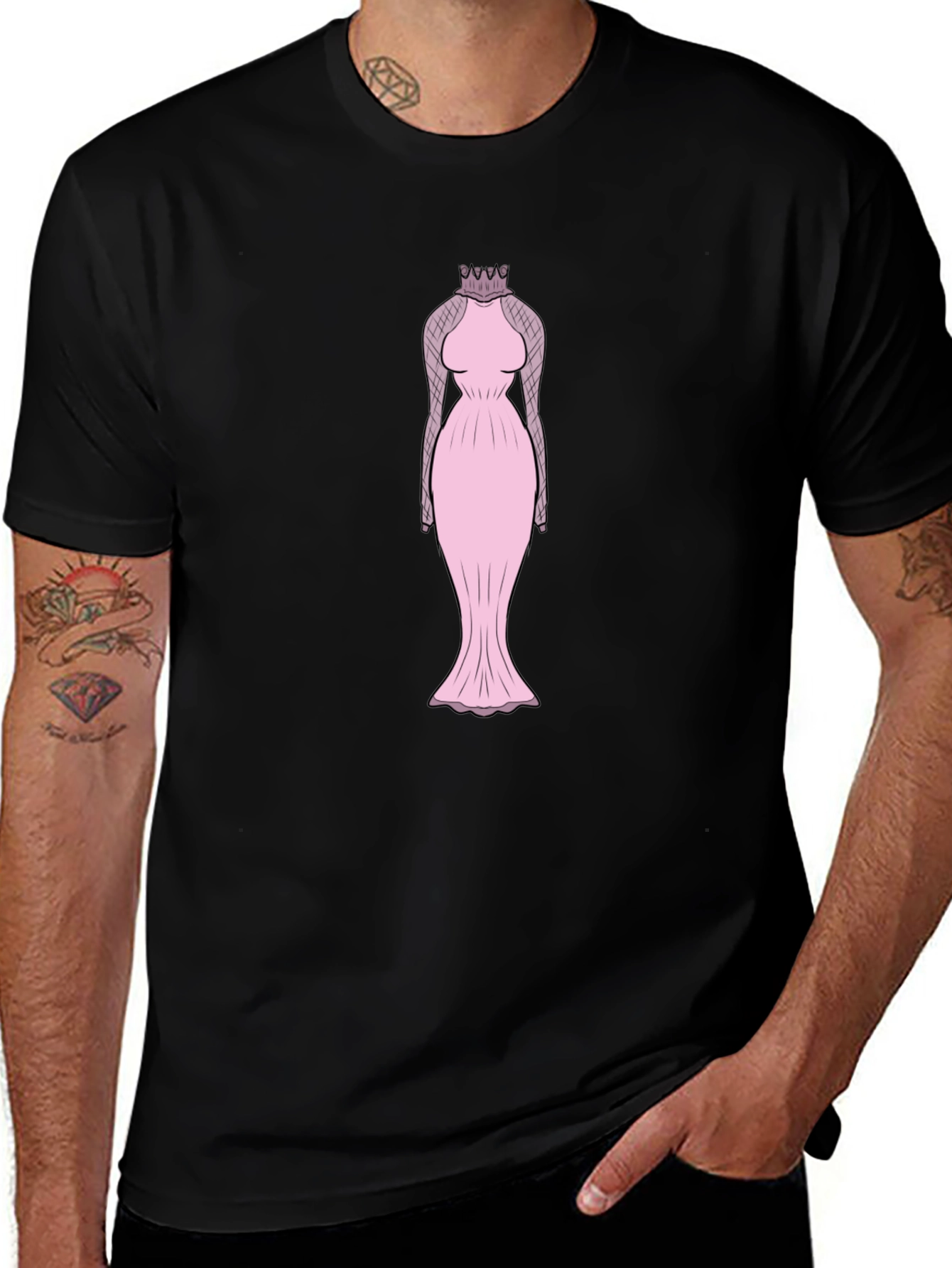 Elegant Dress T-Shirt