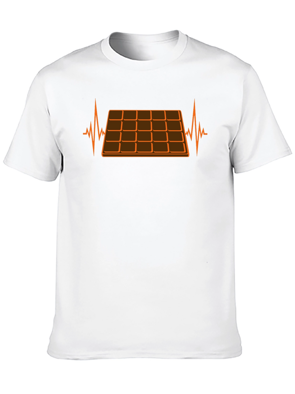 Chocolate Lover T-Shirt: Heartbeat Design