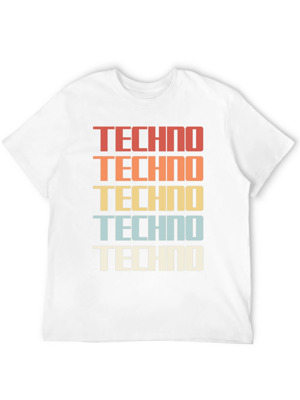 Retro Techno Graphic Tee - Classic Style