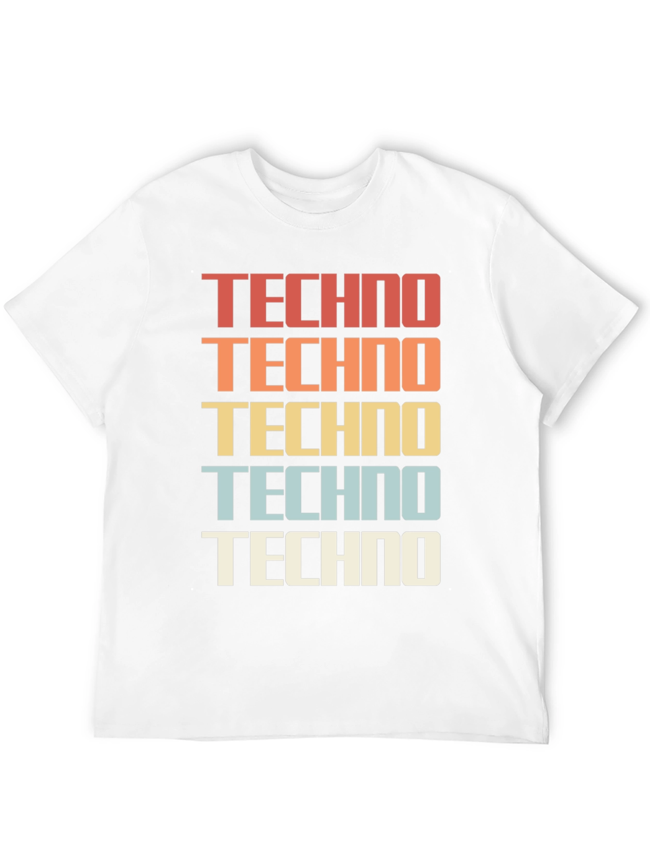 Retro Techno Graphic Tee - Classic Style
