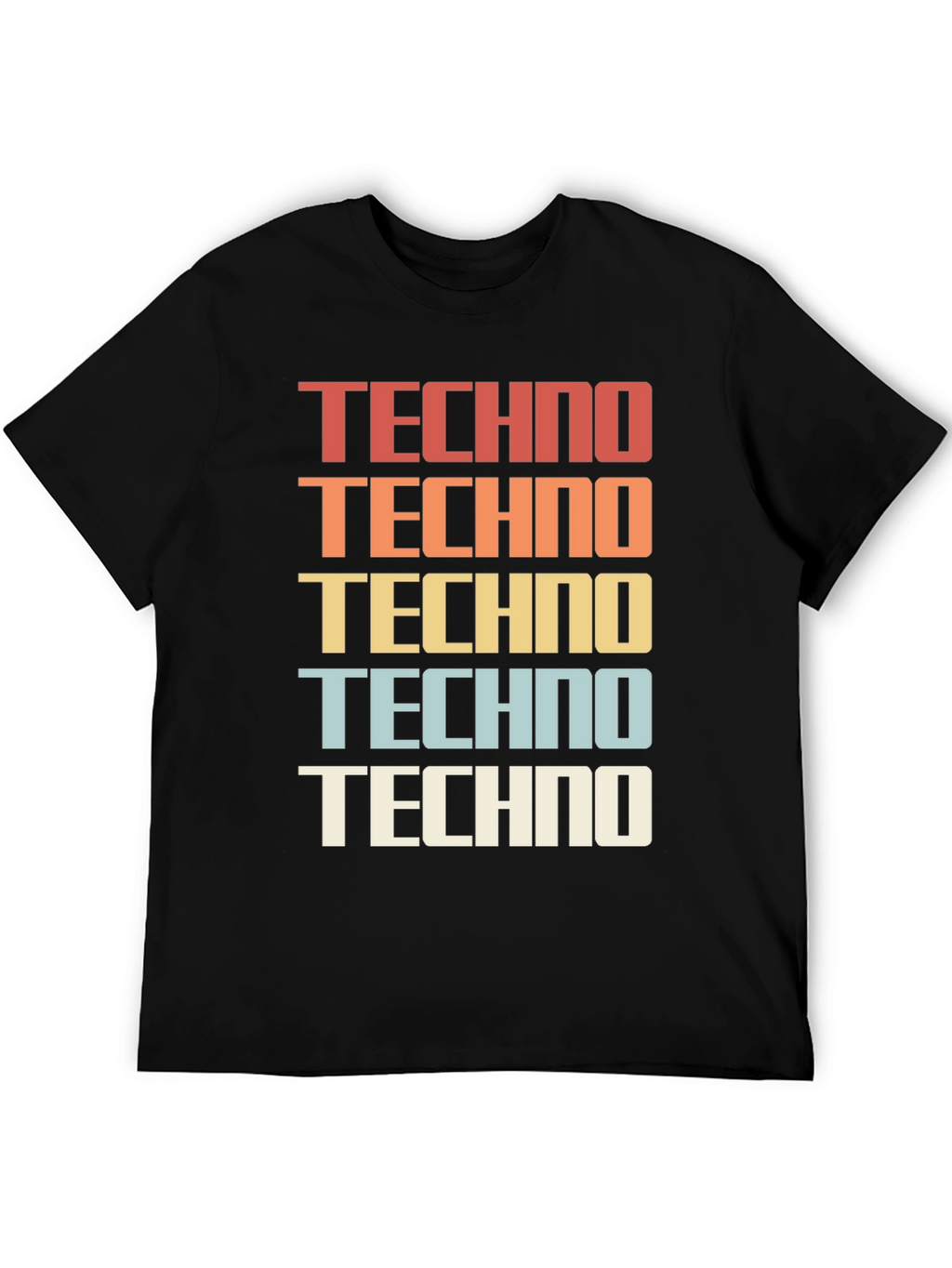Retro Techno Graphic Tee - Classic Style