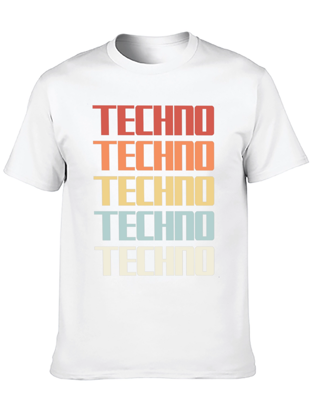 Retro Techno Graphic Tee - Classic Style