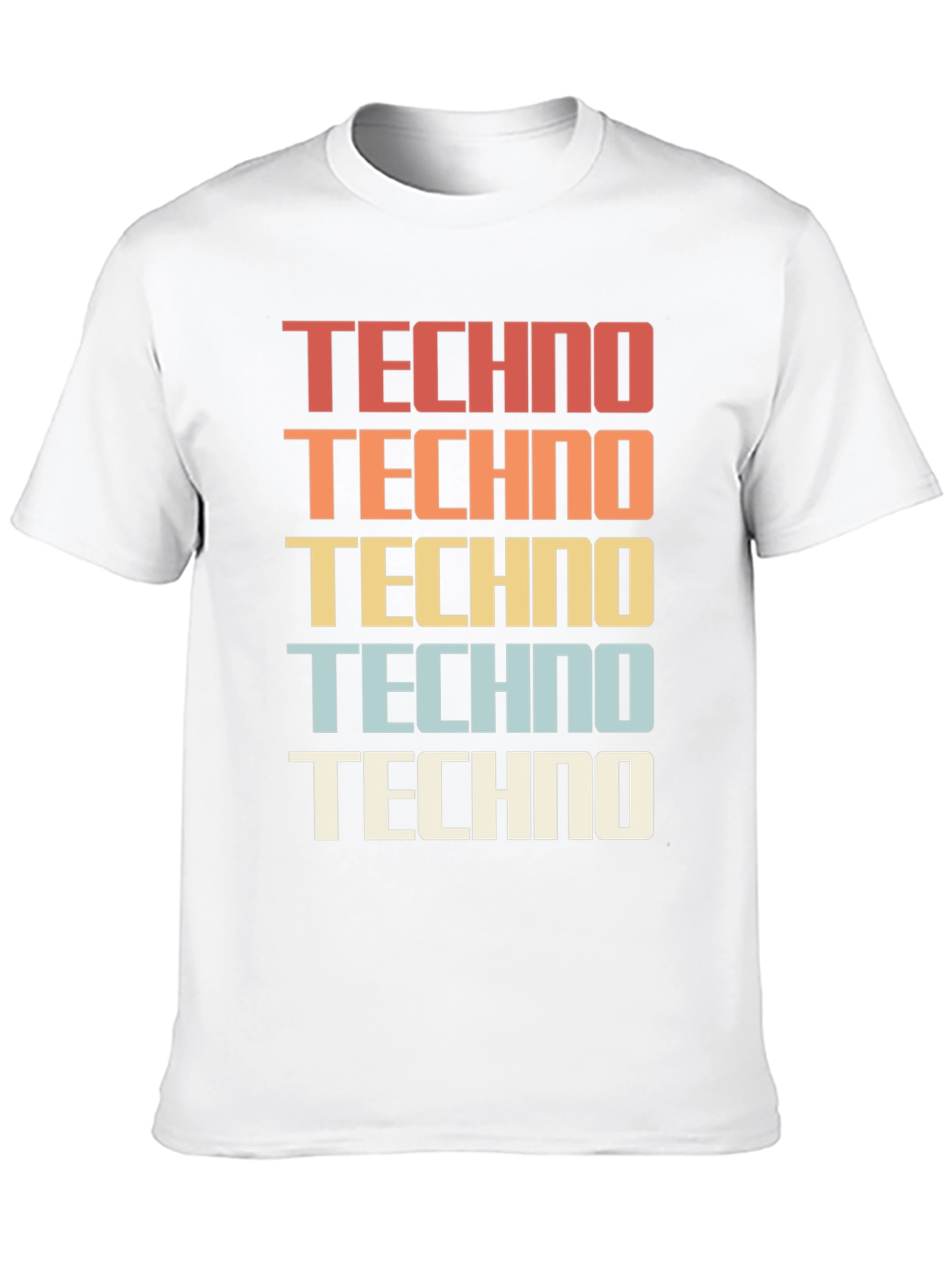 Retro Techno Graphic Tee - Classic Style