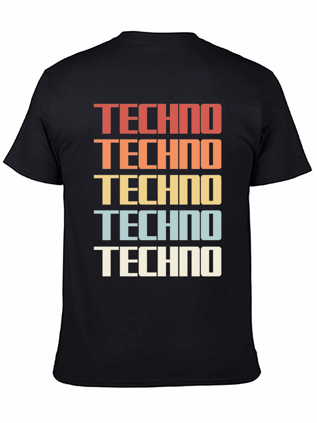 Retro Techno Graphic Tee - Classic Style