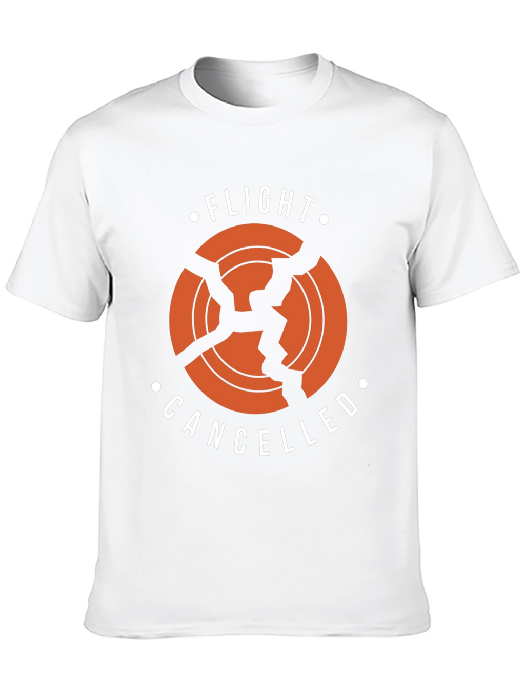 Flight Cancelled T-Shirt - Broken Airplane Design