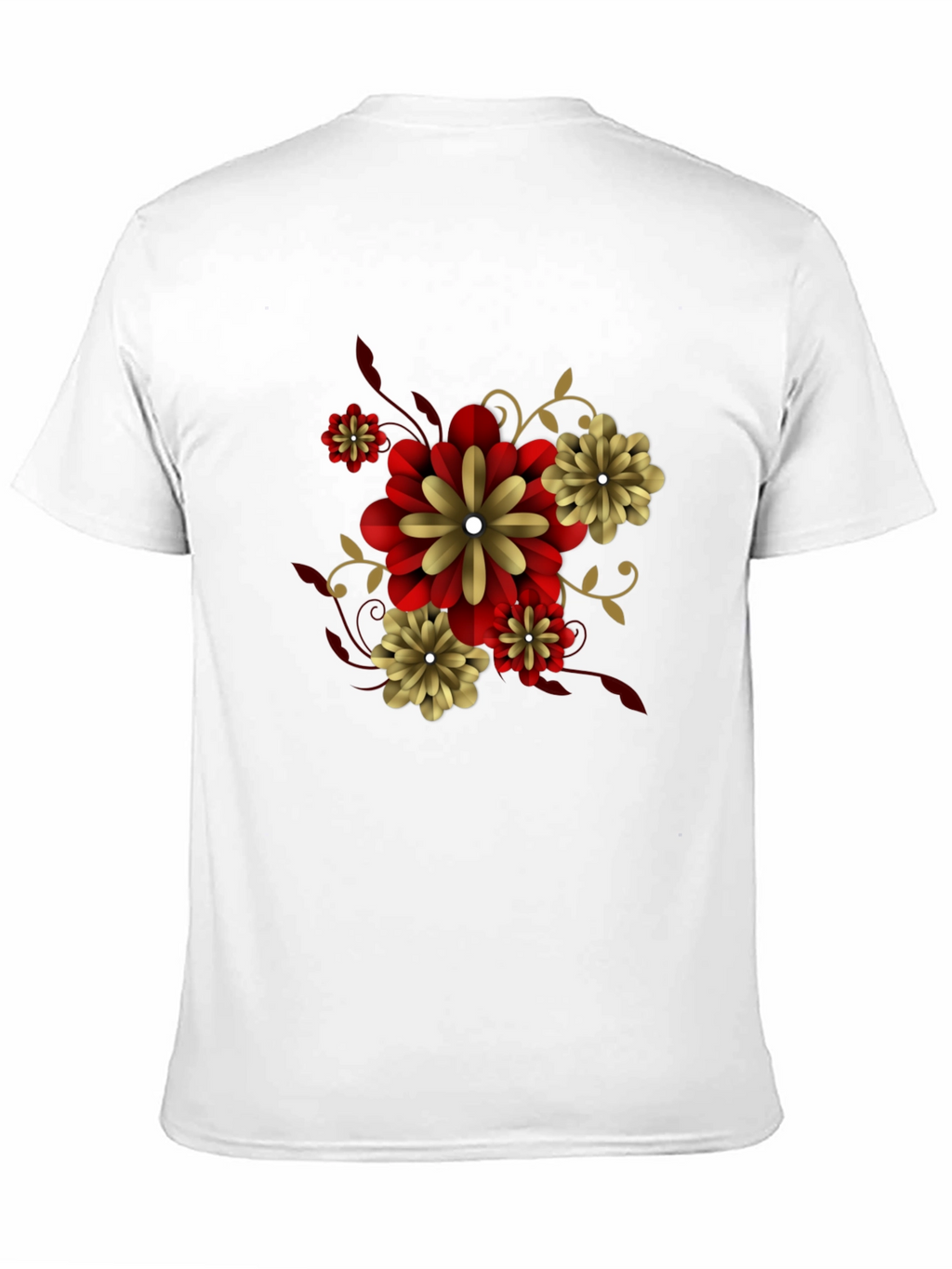 Black Floral T-Shirt - Stylish Graphic Tee