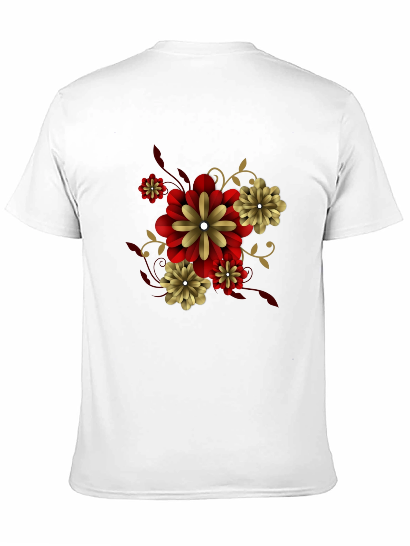 Black Floral T-Shirt - Stylish Graphic Tee