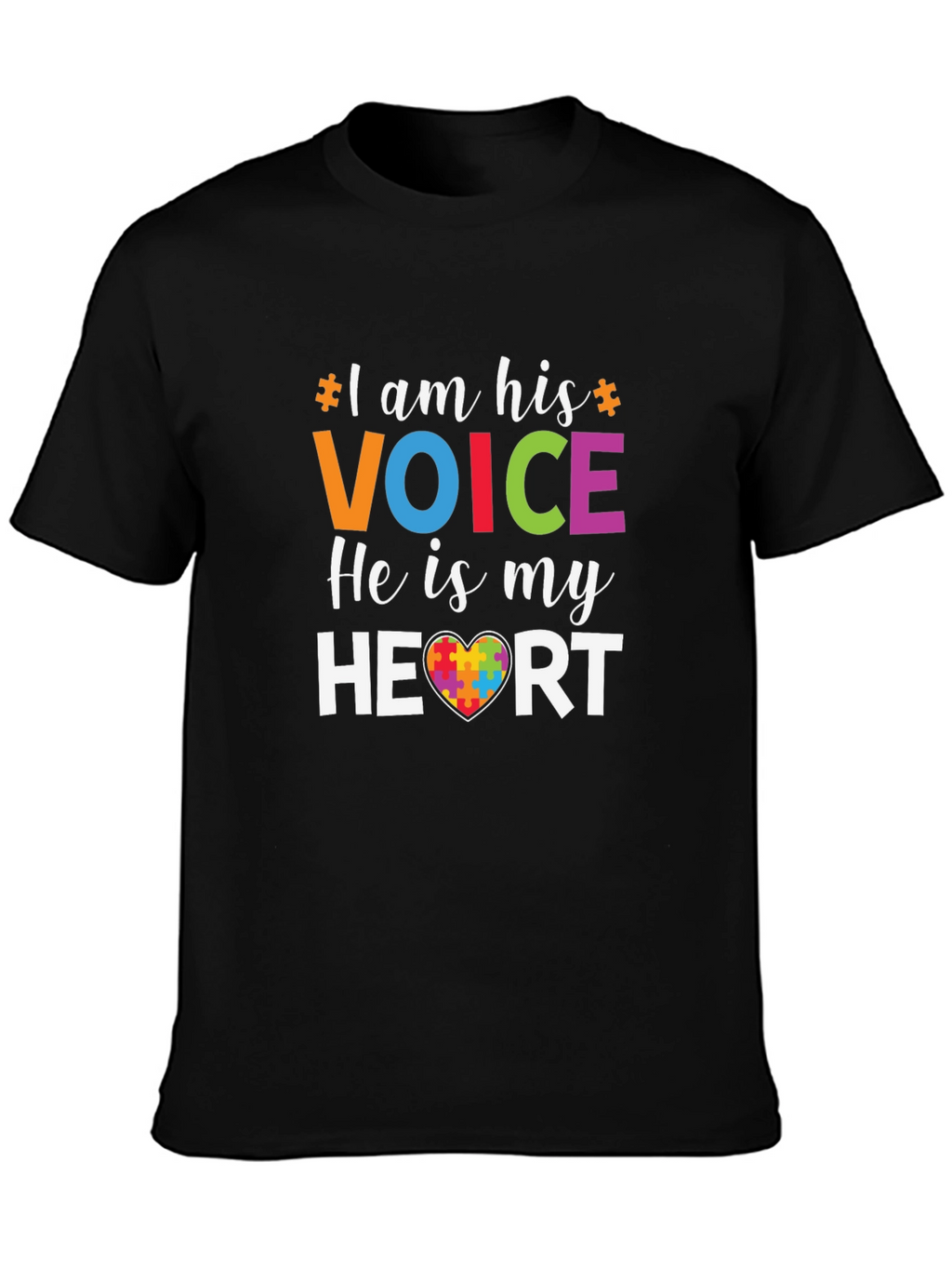 Autism Awareness T-Shirt: I Am His Voice