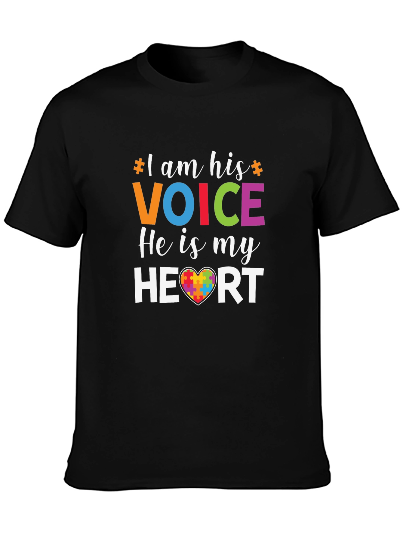 Autism Awareness T-Shirt: I Am His Voice