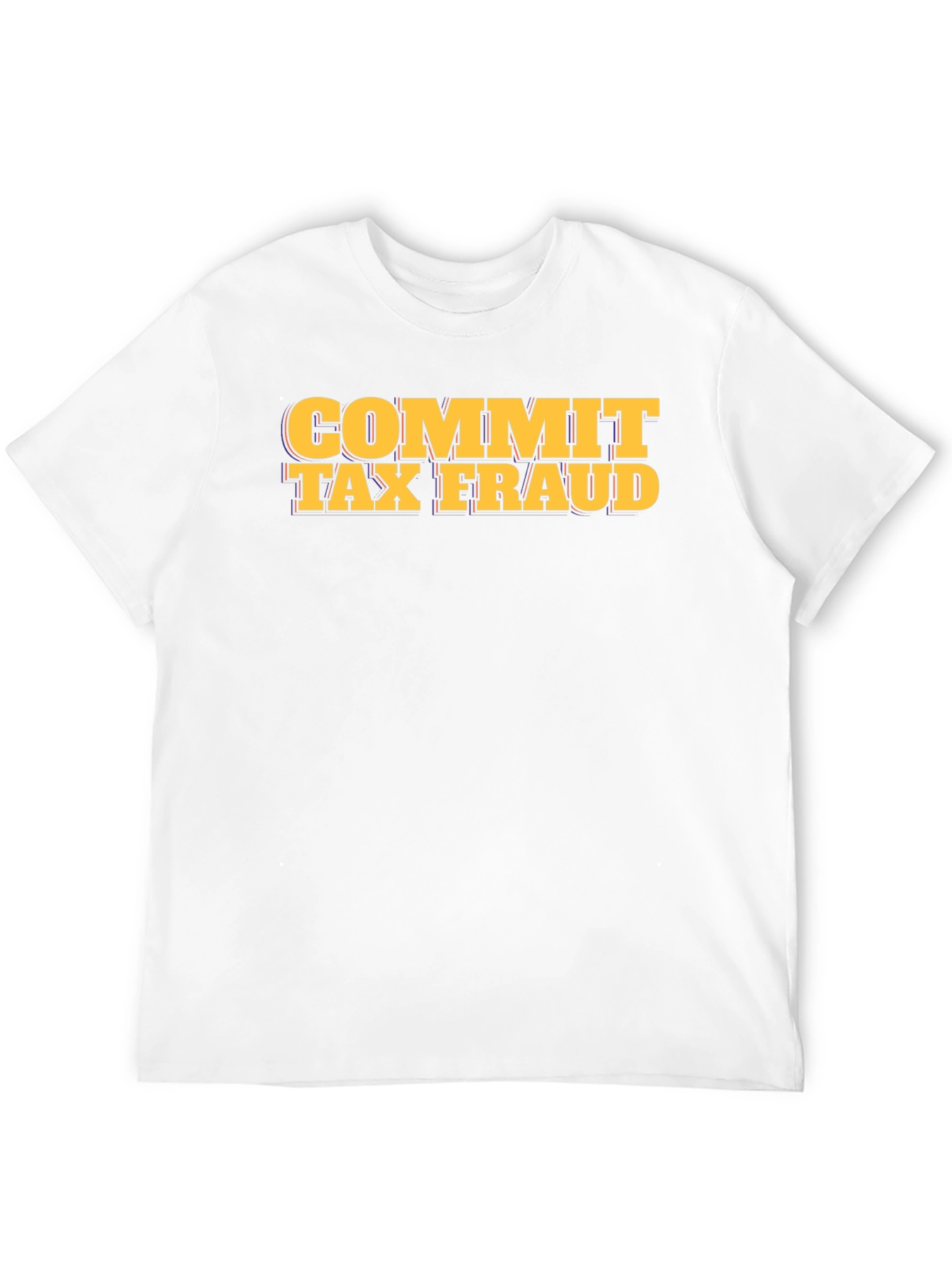 Commit Tax Fraud Graphic Tee - Black