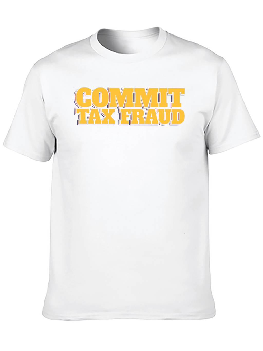 Commit Tax Fraud Graphic Tee - Black