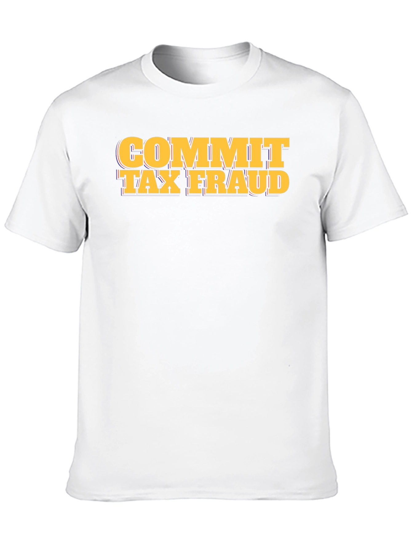 Commit Tax Fraud Graphic Tee - Black