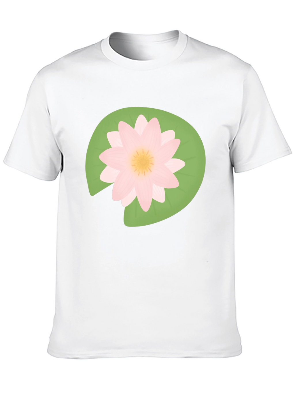 Lotus Flower Graphic T-Shirt - Black