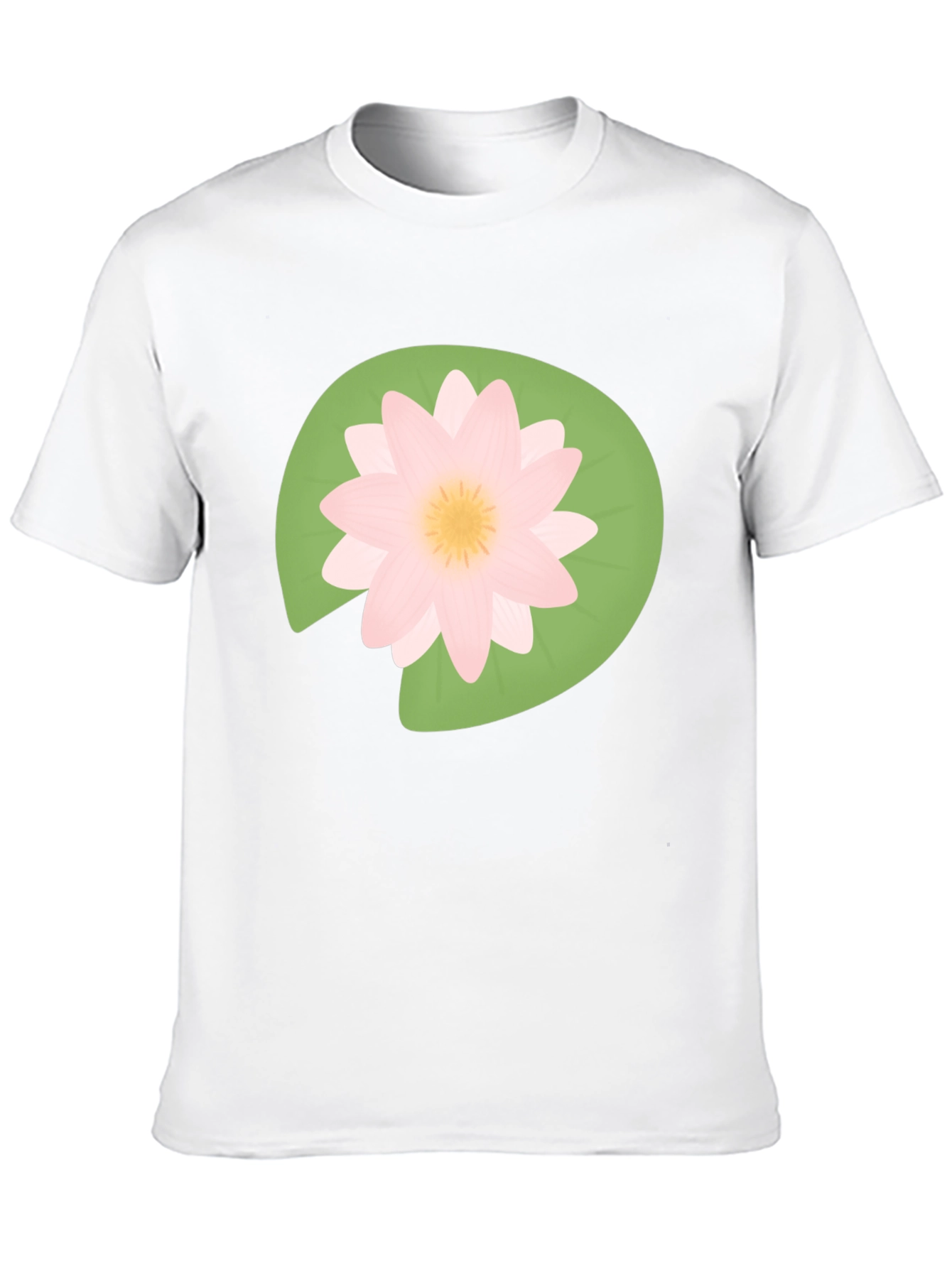 Lotus Flower Graphic T-Shirt - Black