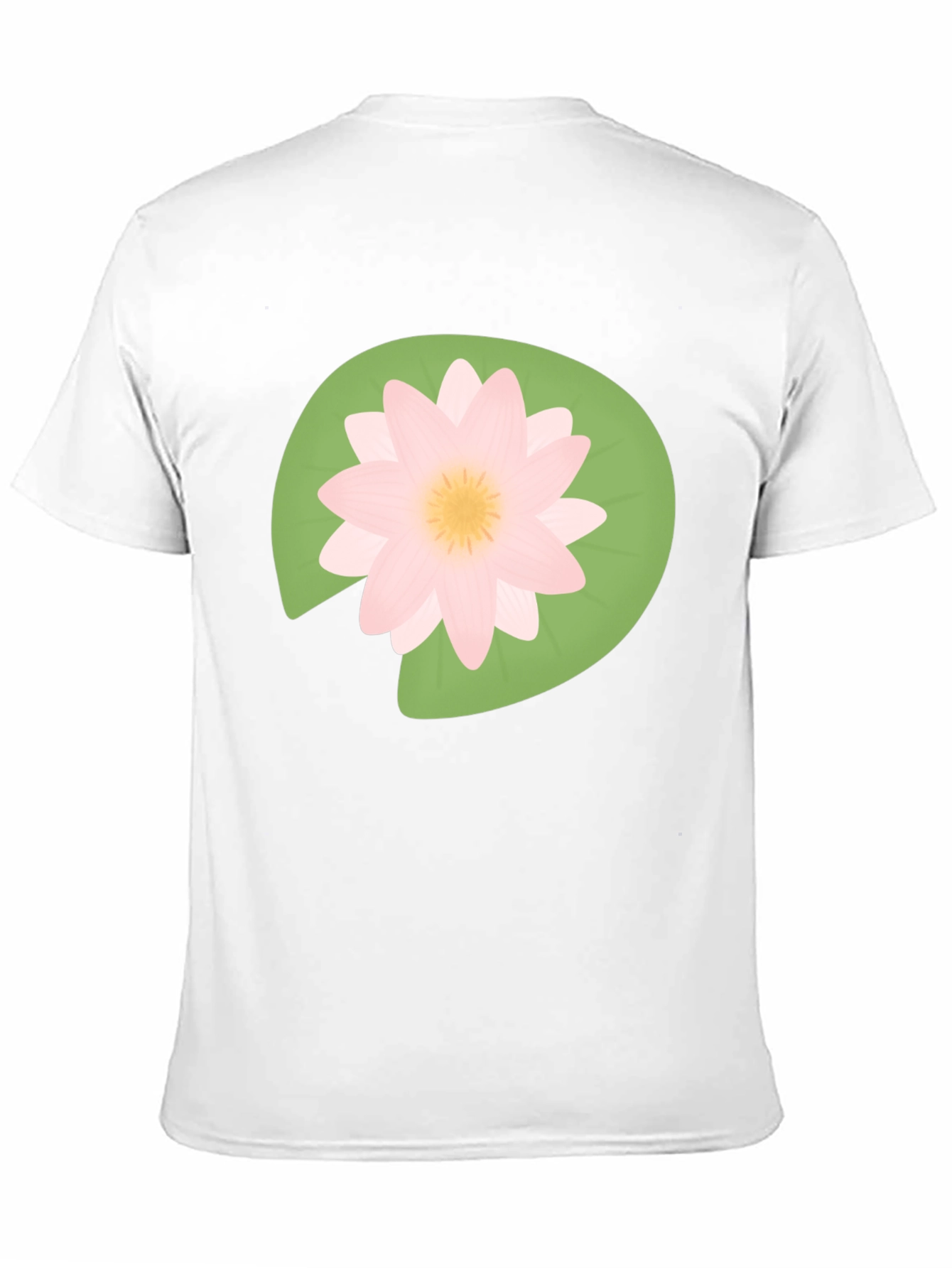 Lotus Flower Graphic T-Shirt - Black