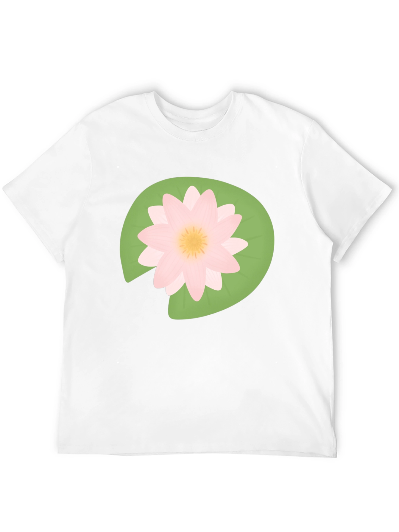 Lotus Flower Graphic T-Shirt - Black